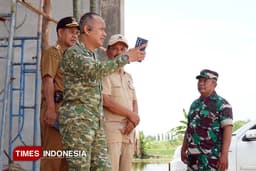 Dandim Lamongan Tinjau Pembangunan Koperasi Desa, Tekankan Standar Kualitas Bangunan